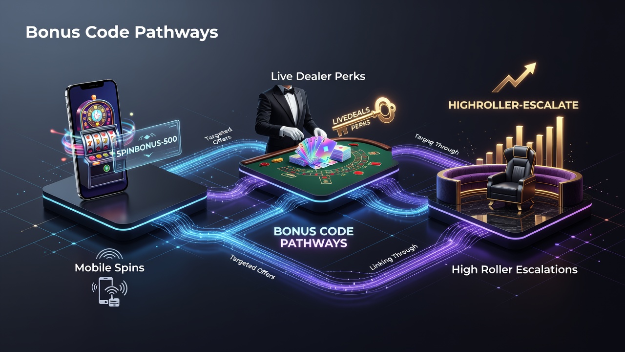 Bonus Code Pathways: Connecting Mobile Spins with Live Dealer Advantages and High Roller Progressions