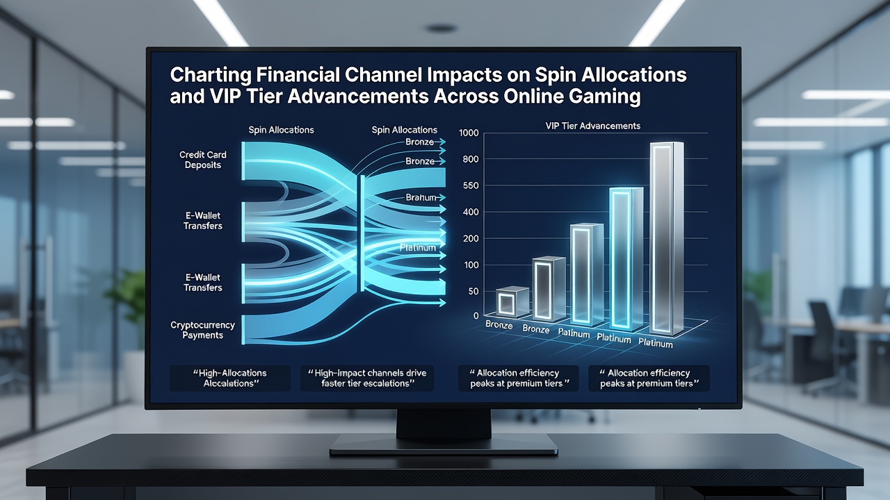 Chart illustrating VIP tier progression rates by payment method across multiple gaming platforms