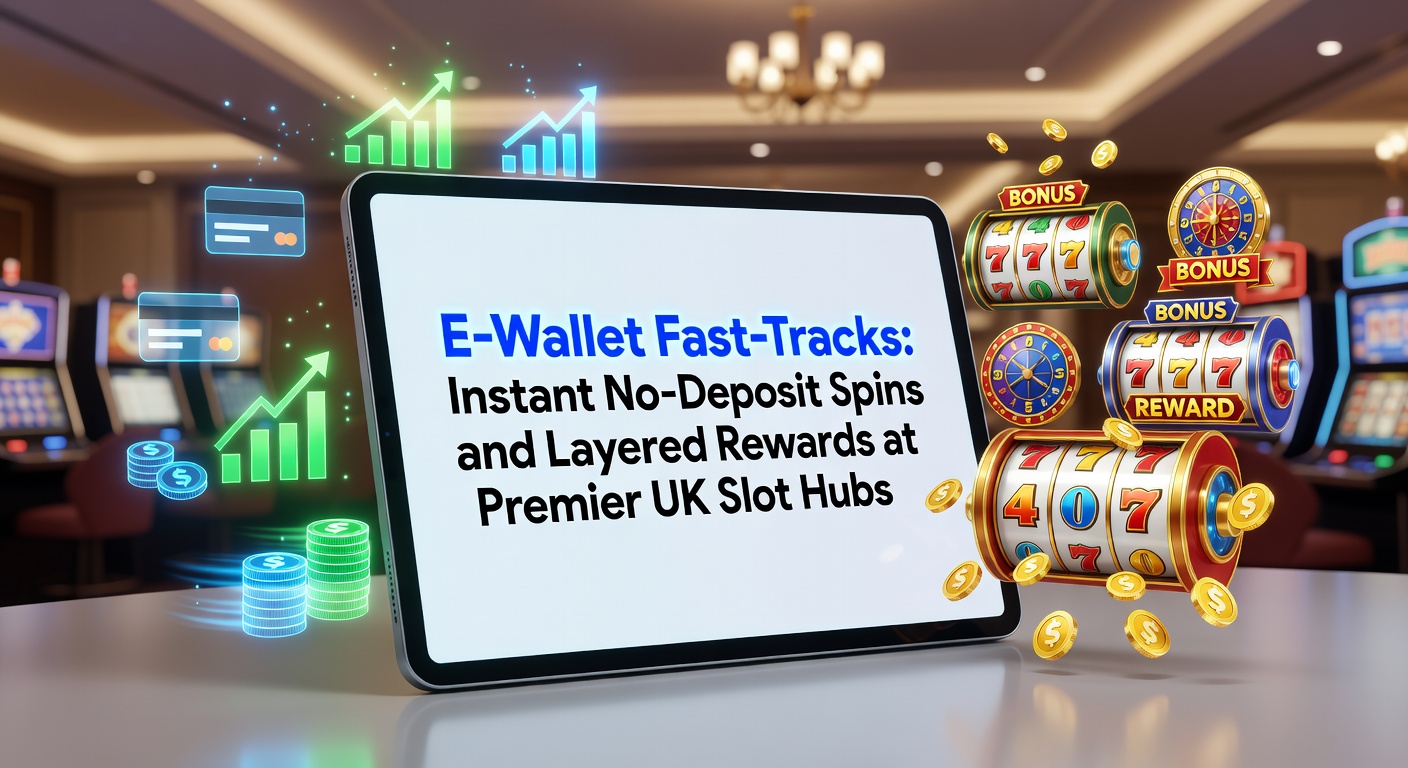 Screenshot montage of e-wallet dashboard displaying progressive reward tiers, from instant spins to VIP cashback layers, on a sleek slot site interface