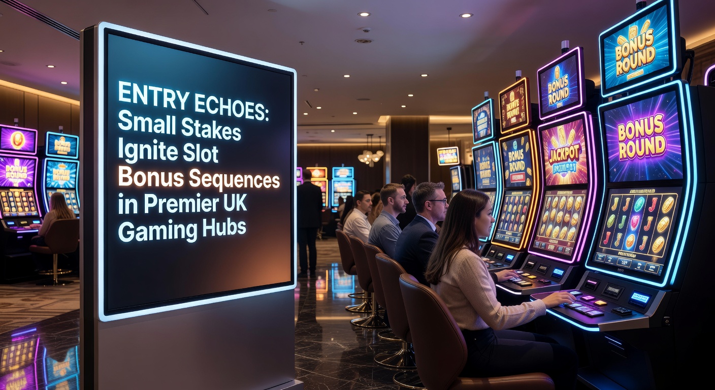 Vibrant slot reels lighting up with bonus symbols after a minimal bet, showcasing cascading wins in a premier UK casino interface
