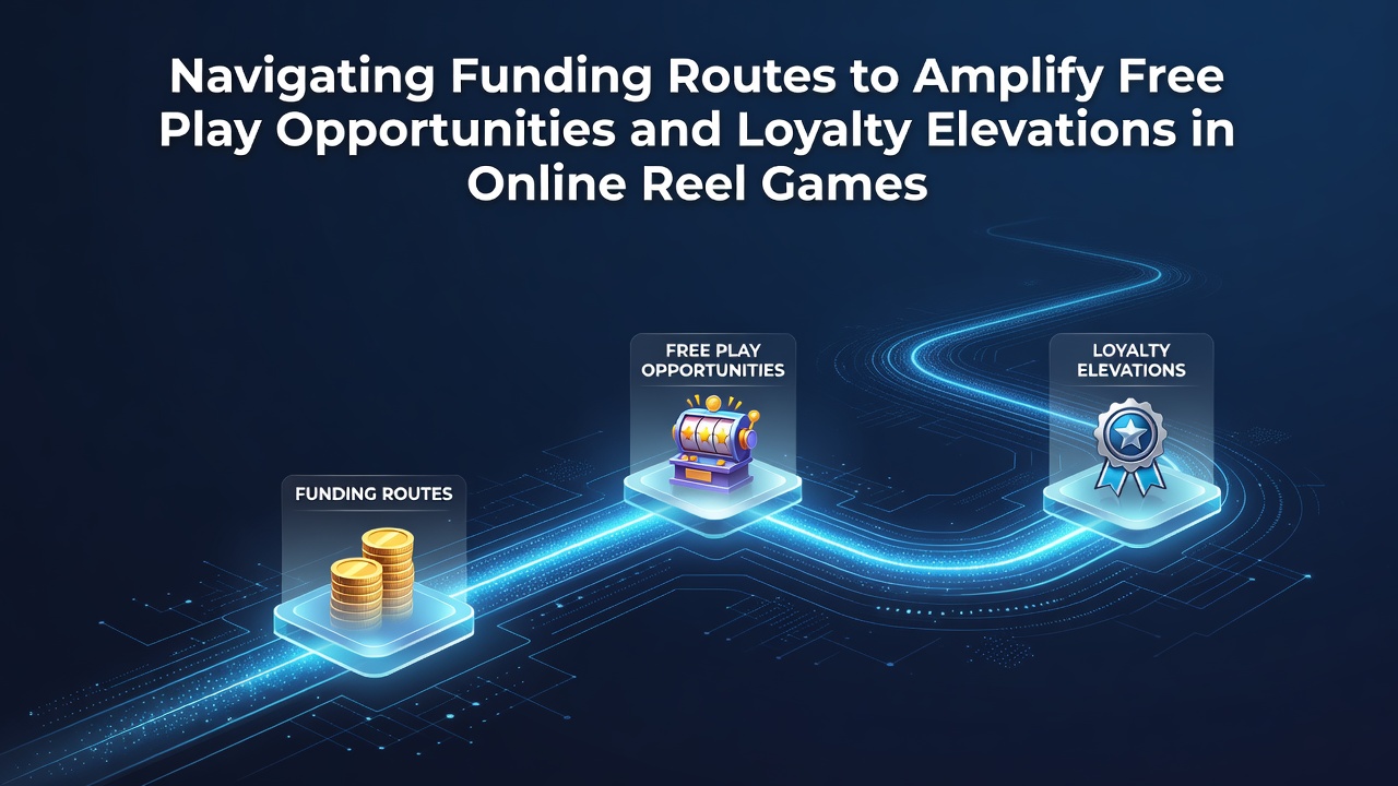 Illustration of diverse payment options connecting to online slot platforms with bonus icons and loyalty badges