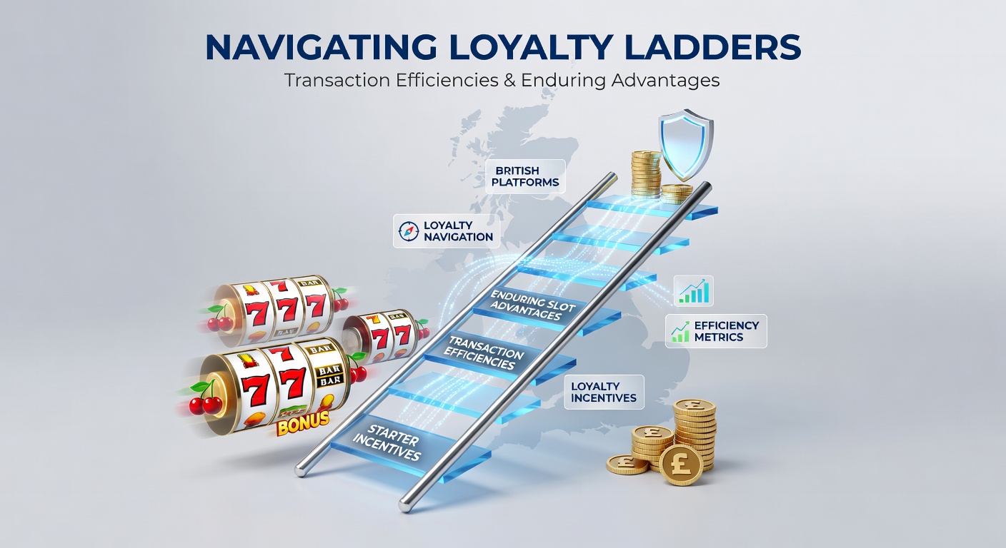 Loyalty ladder visualization showing progression from starter incentives to VIP slot advantages on British platforms